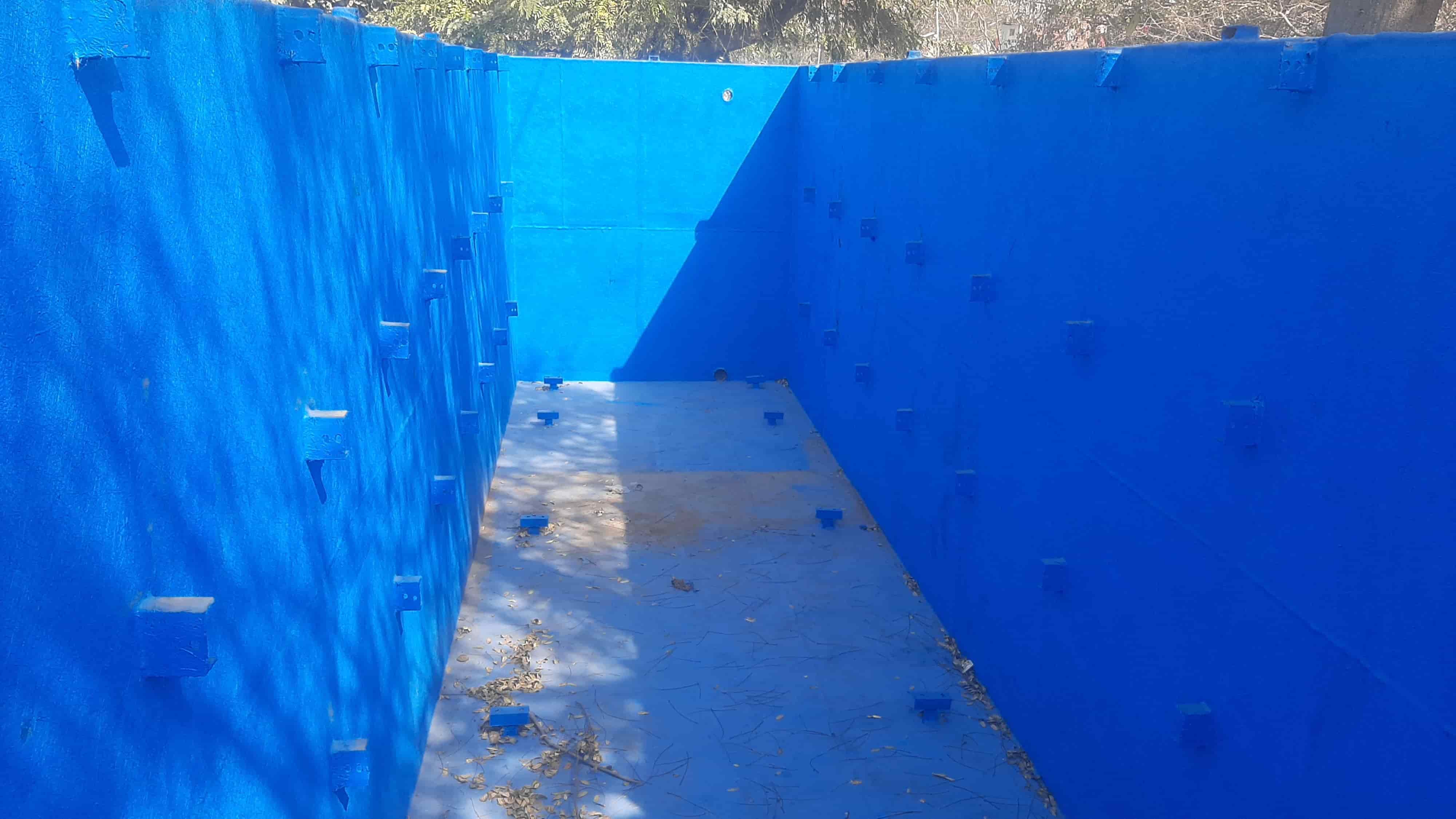 FRP Lining applied in a Water Treatment facility