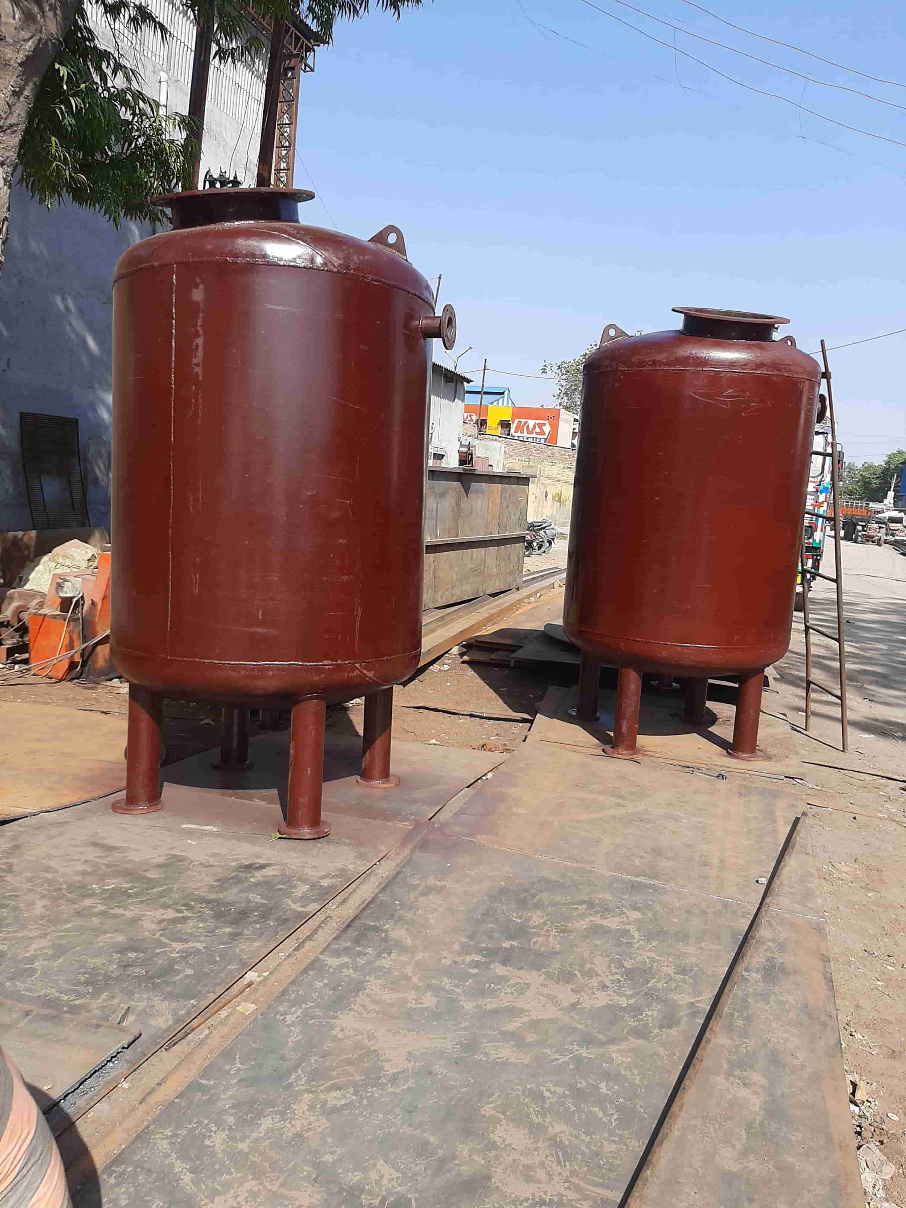 MS Vessel Fabrication process in industrial facility